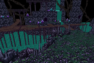 create retro 3d models for your game
