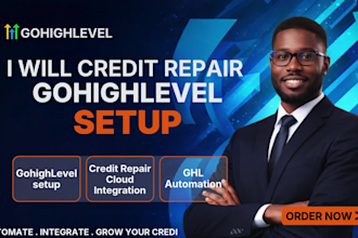 credit repair gohighlevel setup, credit repair cloud integration, ghl automation