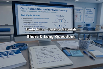 create physiotherapy and dpt mcqs, case studies and study materials