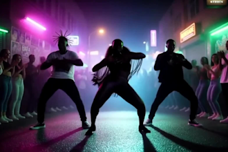 create realistic ai dance baby dance music video for tiktok reels