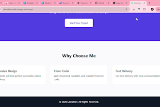 frontend website development nextjs nuxtjs