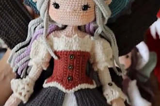 write a custom amigurumi crochet pattern PDF with video tutorial for etsy seller