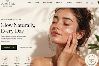 design squarespace esthetician website skincare studio website booking website