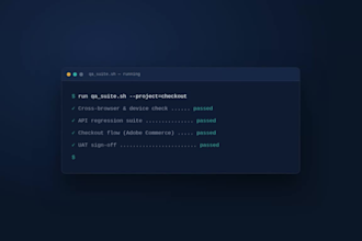 perform QA testing for your ecommerce website or app