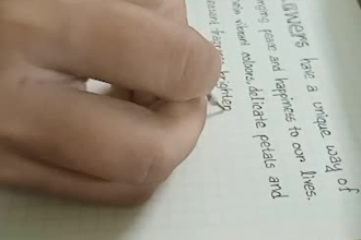 write handwritten letters in english and bengali