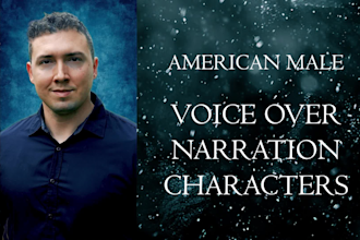record an american male voiceover