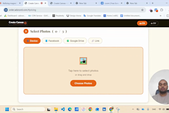 set up a white label photo magnet order system with a qr code, admin panel