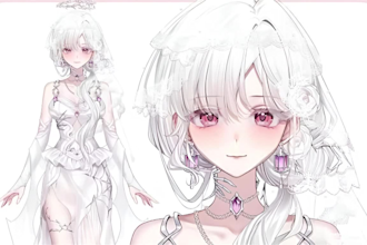 design vintage live2d vtuber model