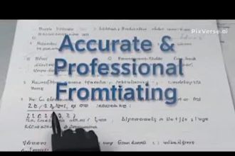 convert PDF, image, and handwritten notes into word