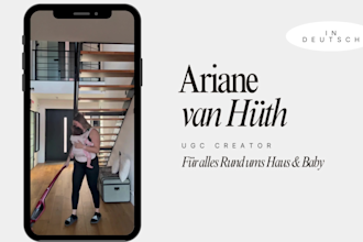 create professional authentic ugc videos in german