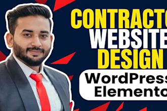 build a website for contractors, construction, and roofing companies