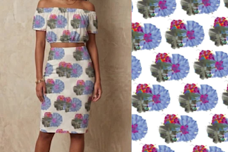 design floral seamless surface patterns