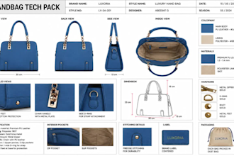 bag designer handbag tech pack soft goods designer fashion ladies bag design