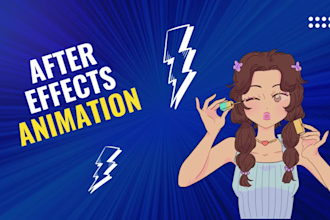 do 2d animation or any adobe after effects task for you