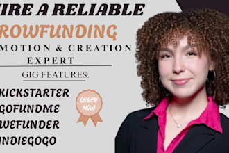 create a crowdfunding campaign video for kickstarter and indiegogo