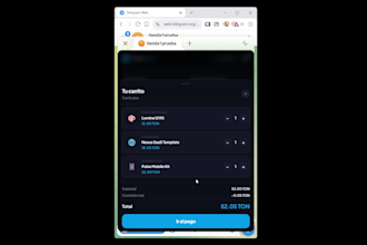 make a custom telegram bot or shop with the best interfaces