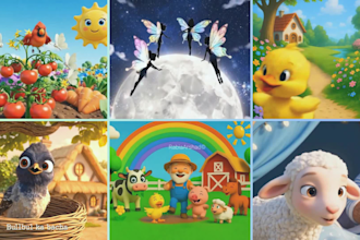 create ai 3d cartoon videos for youtube