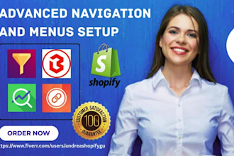 setup navigation and menus smart product filter boost ai search searchanise kobu