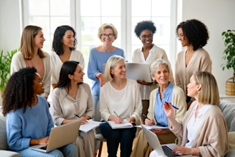design online course for stay at home moms, women empowerment nd coaching brands