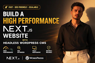 build a high performance next js website with headless wordpress cms