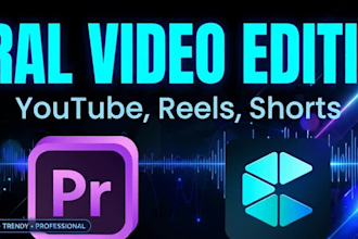 edit professional reels, youtube and cinematic videos