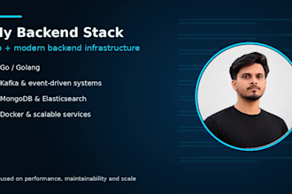 build scalable golang backend apis and microservices