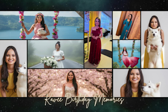 create memorial video photo slideshow and tribute video