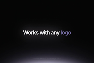 create a stunning 2d 3d logo animation and reveal video