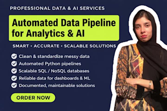 design and build your automated data pipeline for analytics and ai