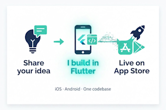 build your ios and android app with flutter