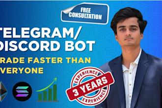 build telegram discord bot for memecoin trading and alerts