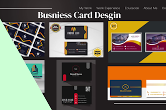 design logo, card, menu and social media post