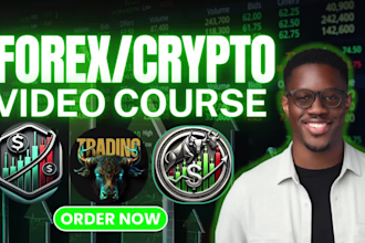 create forex and crypto trading video course, tutorials, elearning