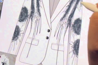 create luxury fashion and handbag illustration timelapse videos