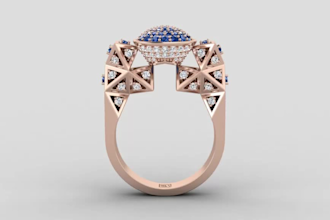 professionally create a 3d jewelry model of rings, earrings, or necklaces
