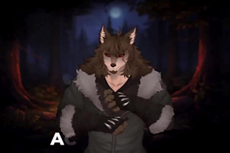 design vtuber model high quality live2d and rigging for vtube studio