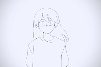 make hand drawn 2d animation in sketch style