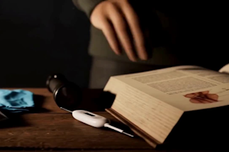 create a cinematic amazon book trailer video