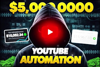built and grow youtube automation channel and top 10 faceless