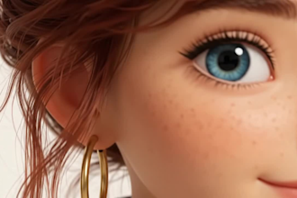 design a custom 3d pixar style cartoon character or ai avatar for youtube