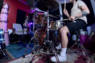 record professional drums multitrack as your session drummer