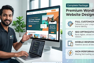 design or redesign responsive wordpress website