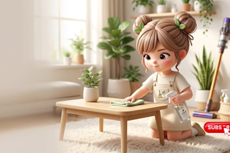 3d chibi youtube thumbnail with your face and 10s free video