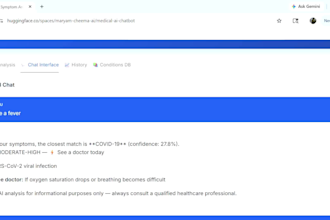 build a medical ai chatbot for symptom analysis