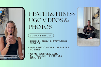 create ugc videos for your fitness brand or products