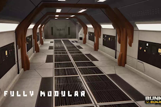 create stylized 3d environments, terrain and modular assets for games