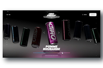 3d website webflow animation, gsap website animation, threejs webgl interaction