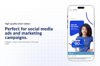create a professional short video ad