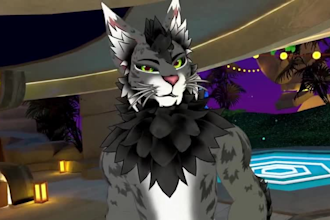 create custom furry vrchat avatar vrc furry nsfw model fursona facial tracking