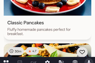 develop your mobile recipe app